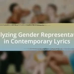 Analyzing Gender Representation in Contemporary Lyrics