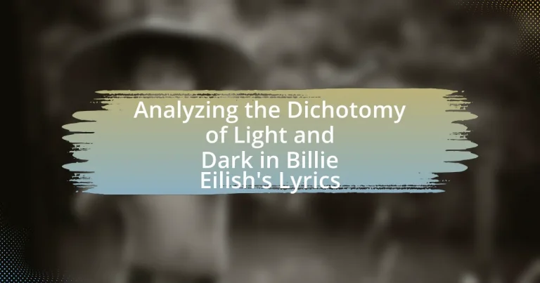 Analyzing the Dichotomy of Light and Dark in Billie Eilish’s Lyrics