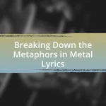 Breaking Down the Metaphors in Metal Lyrics