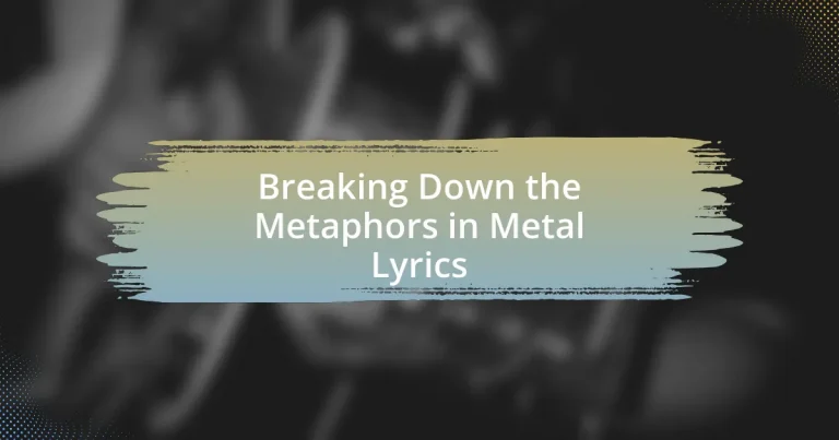 Breaking Down the Metaphors in Metal Lyrics