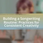 Building a Songwriting Routine: Practices for Consistent Creativity