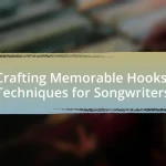 Crafting Memorable Hooks: Techniques for Songwriters