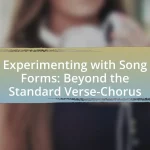 Experimenting with Song Forms: Beyond the Standard Verse-Chorus
