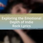 Exploring the Emotional Depth of Indie Rock Lyrics