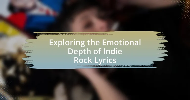 Exploring the Emotional Depth of Indie Rock Lyrics
