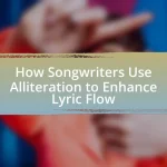 How Songwriters Use Alliteration to Enhance Lyric Flow