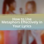 How to Use Metaphors Effectively in Your Lyrics