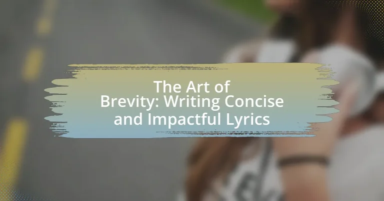 The Art of Brevity: Writing Concise and Impactful Lyrics