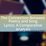 The Connection Between Poetry and Song Lyrics: A Comparative Analysis