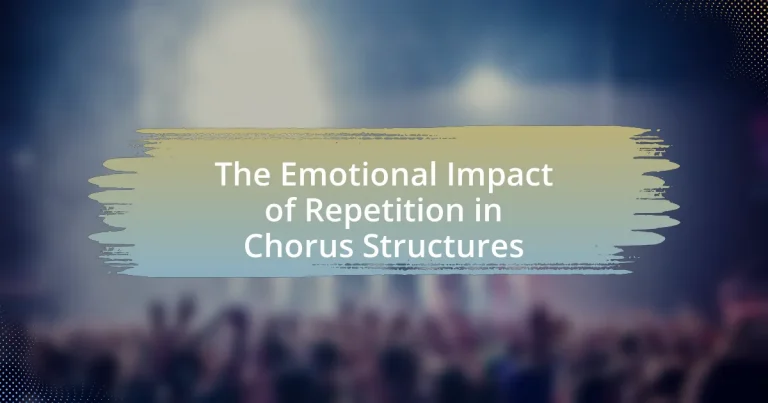 The Emotional Impact of Repetition in Chorus Structures