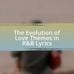 The Evolution of Love Themes in R&B Lyrics