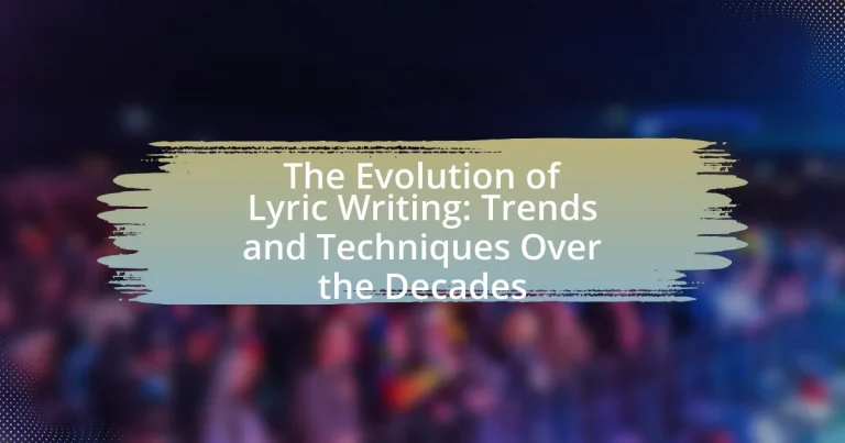 The Evolution of Lyric Writing: Trends and Techniques Over the Decades