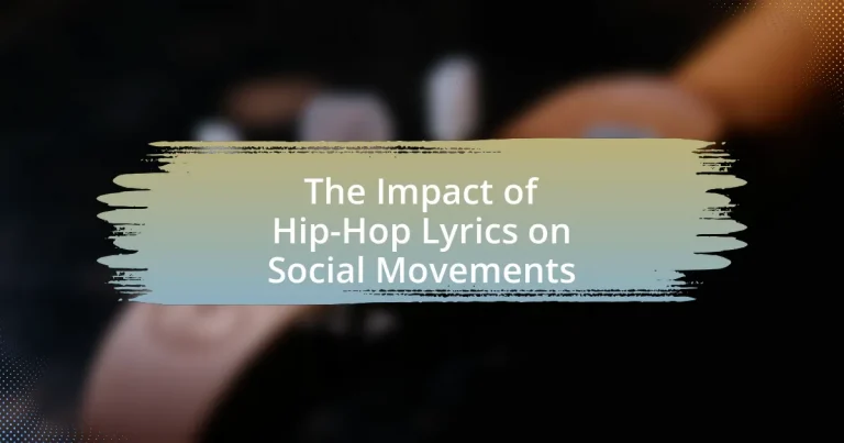 The Impact of Hip-Hop Lyrics on Social Movements