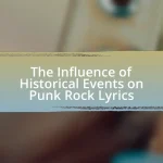 The Influence of Historical Events on Punk Rock Lyrics