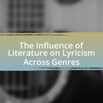The Influence of Literature on Lyricism Across Genres