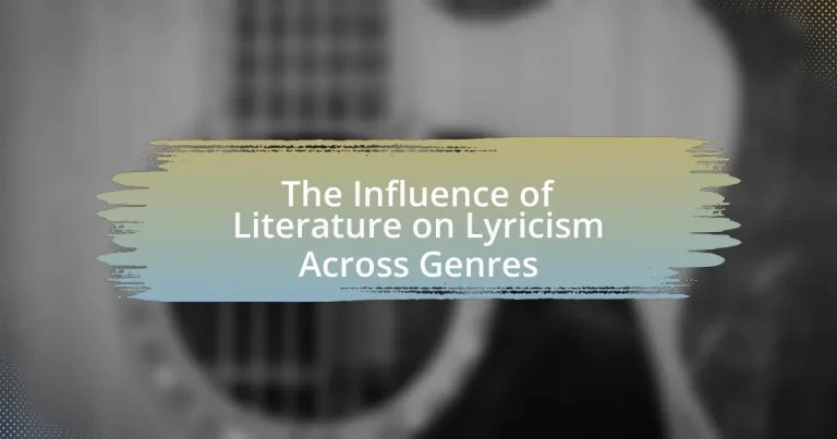 The Influence of Literature on Lyricism Across Genres