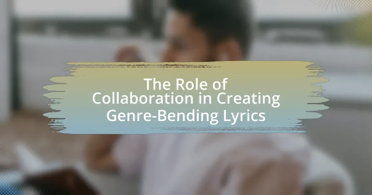 The Role of Collaboration in Creating Genre-Bending Lyrics