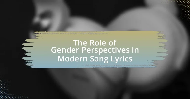 The Role of Gender Perspectives in Modern Song Lyrics