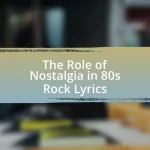 The Role of Nostalgia in 80s Rock Lyrics