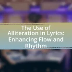 The Use of Alliteration in Lyrics: Enhancing Flow and Rhythm
