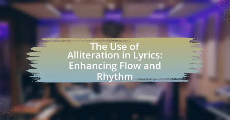 The Use of Alliteration in Lyrics: Enhancing Flow and Rhythm
