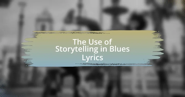 The Use of Storytelling in Blues Lyrics