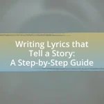 Writing Lyrics that Tell a Story: A Step-by-Step Guide